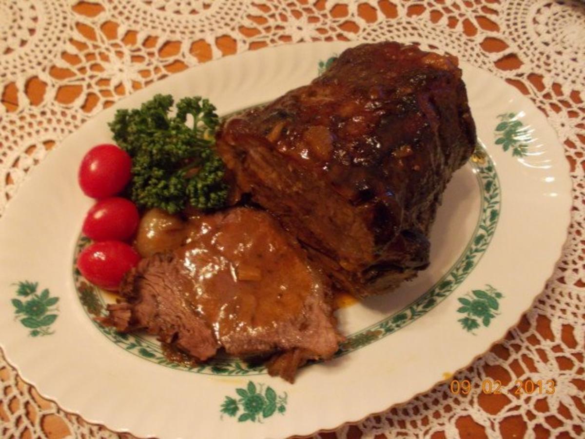 Rinderbraten sehr zart - Rezept