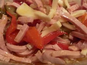 Salate : Käse - Wurstsalat - Rezept