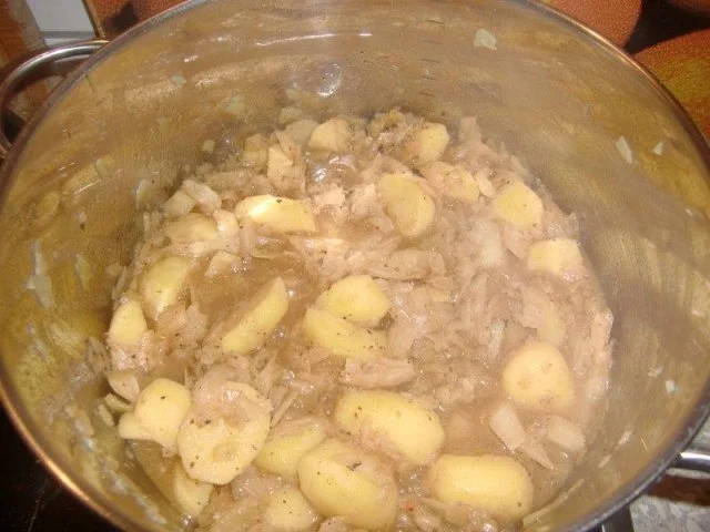 Jägerfrikadelle auf Kartoffelschmorkraut à la Heiko - Rezept - Bild Nr. 18