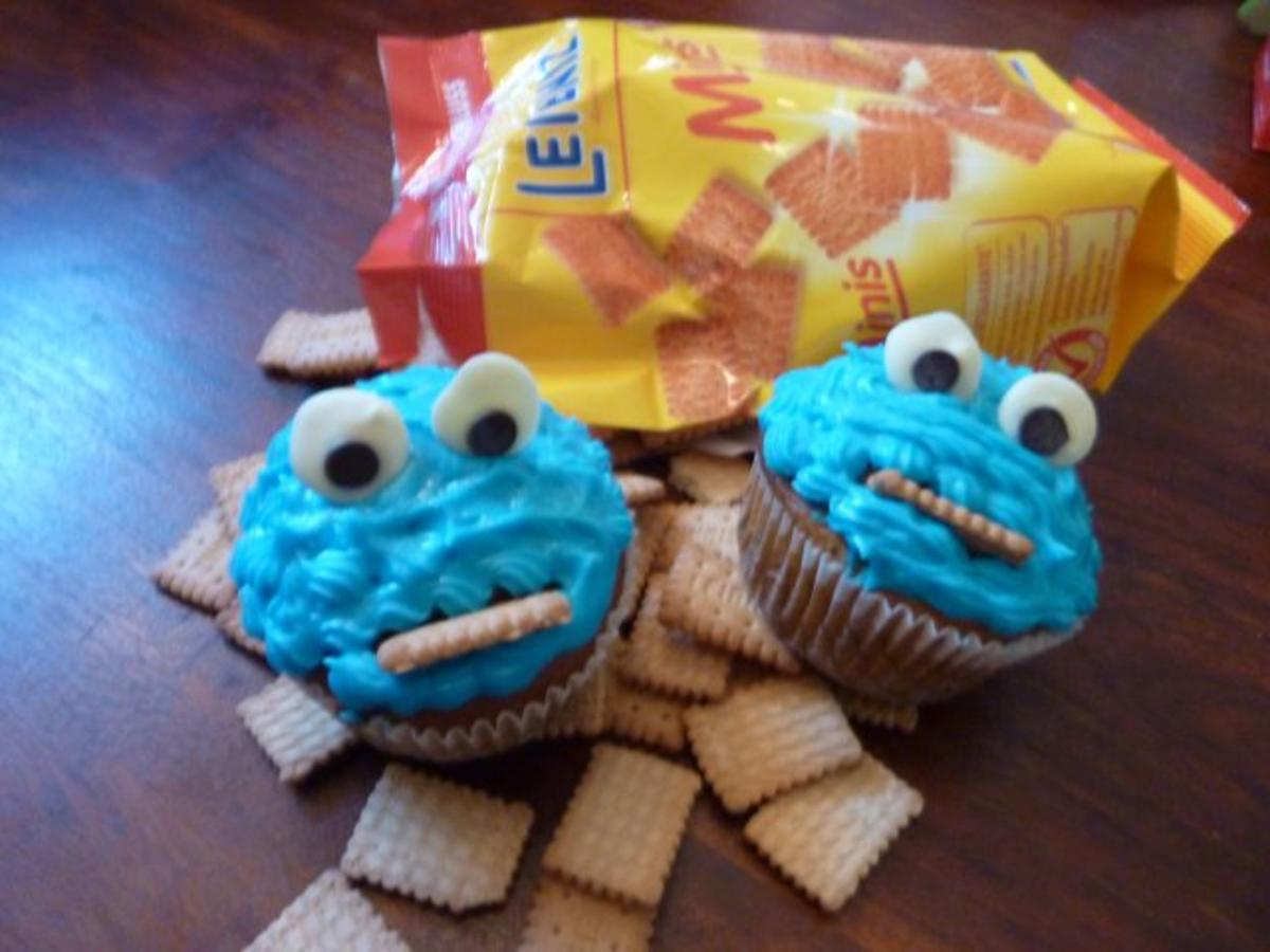 Krümelmonster-Muffins ohne Kokos - Rezept - Bild Nr. 2