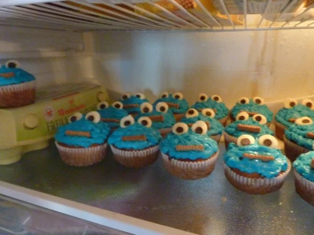 Krümelmonster-Muffins ohne Kokos - Rezept - Bild Nr. 4