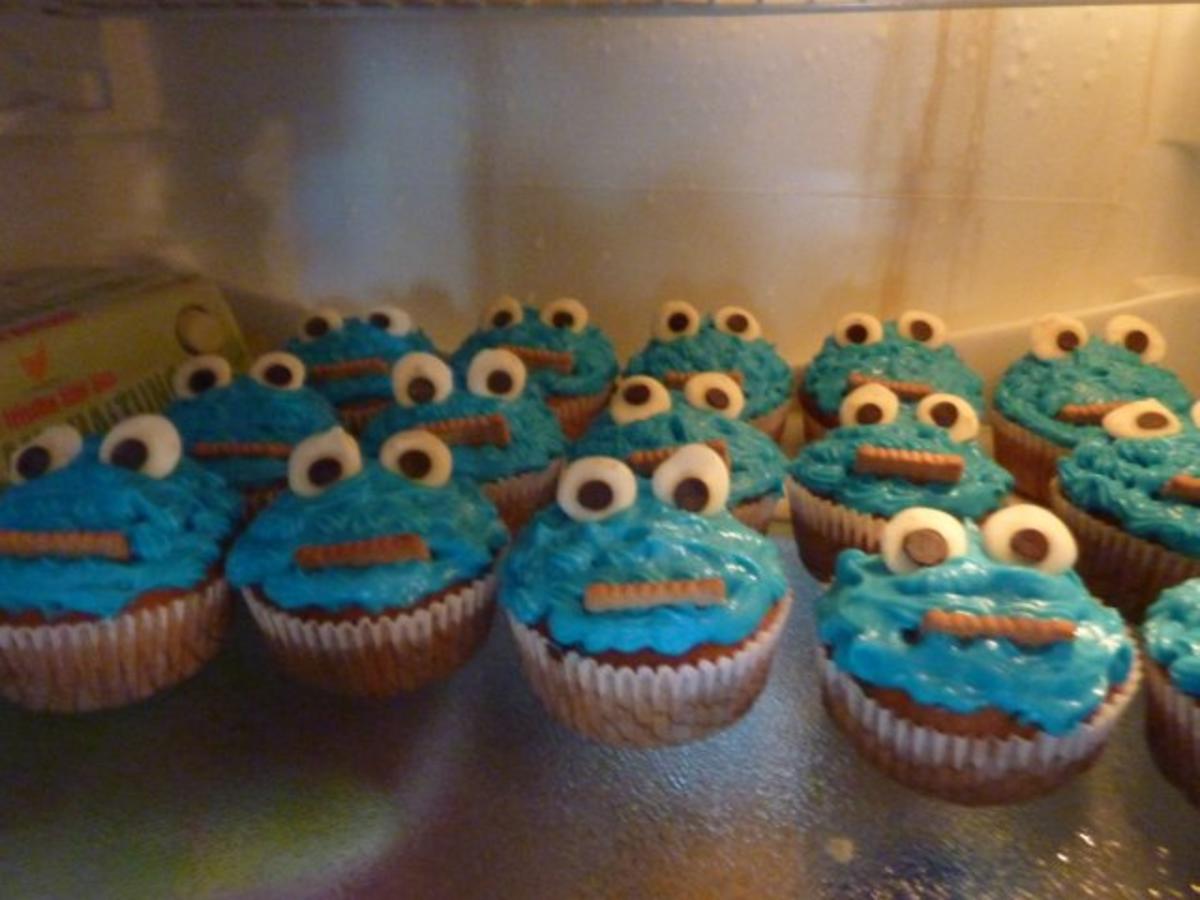 Krümelmonster-Muffins ohne Kokos - Rezept - Bild Nr. 5