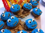 Rezept: Krümelmonster-Muffins ohne Kokos Krümelmonster-Muffins ohne Kokos - Rezept