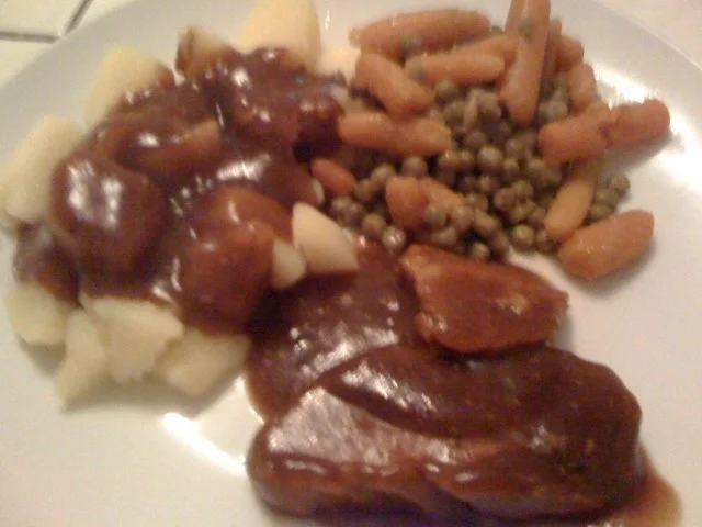 Sonntags -Senfbraten a la Tiegerlilie - Rezept