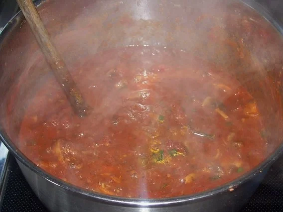 Würziges Gulasch "italienische Art" mit Mandelbutter-Pasta - Rezept - Bild Nr. 10