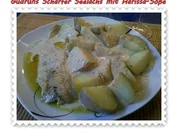 Fisch: Scharfer Seelachs mit Harissa-Soße - Rezept