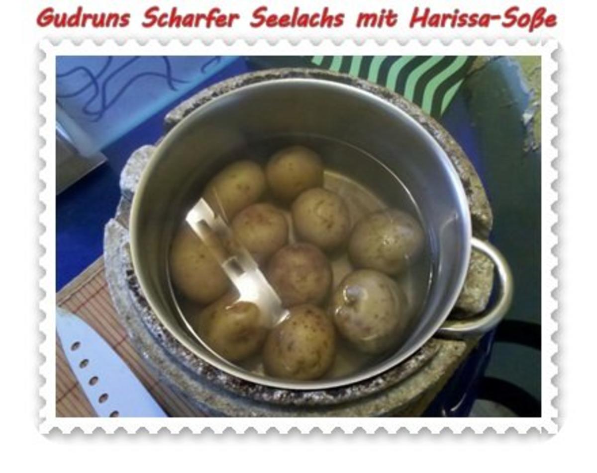Fisch: Scharfer Seelachs mit Harissa-Soße - Rezept - Bild Nr. 4
