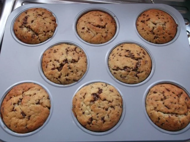 Bananen-Schoko-Cupcakes mit Vanillecreme - Rezept - Bild Nr. 8