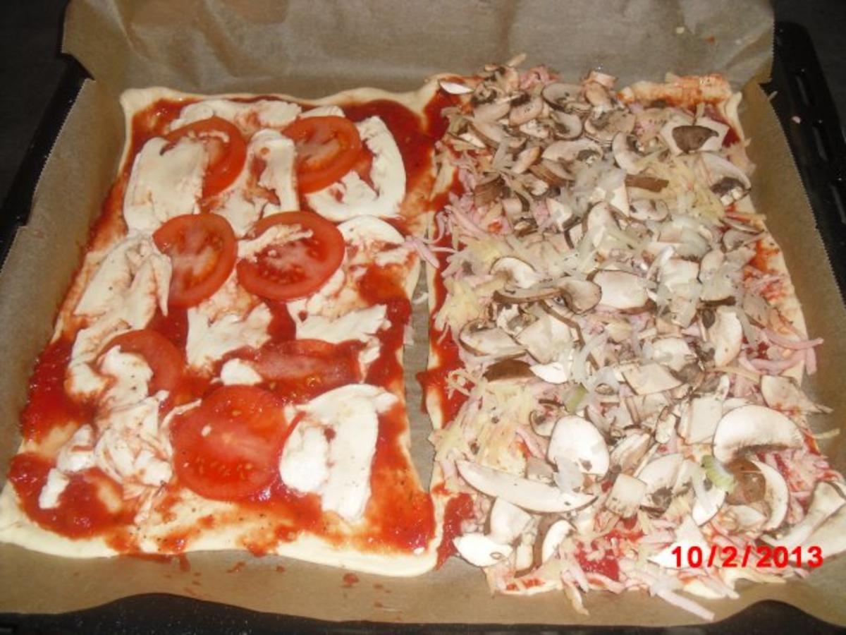 Pizza XXL, der Kühlschrank muß leer werden. - Rezept - Bild Nr. 7