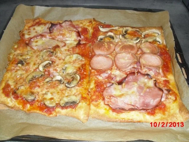 Pizza XXL, der Kühlschrank muß leer werden. - Rezept - Bild Nr. 5