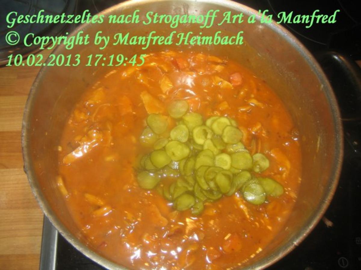 Fleisch – Geschnetzeltes nach Stroganoff Art a’la Manfred - Rezept - Bild Nr. 4