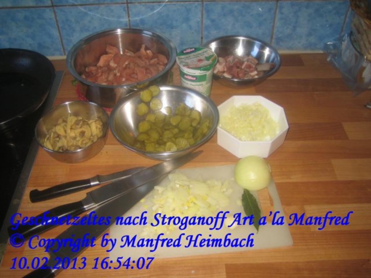 Fleisch – Geschnetzeltes nach Stroganoff Art a’la Manfred - Rezept - Bild Nr. 9