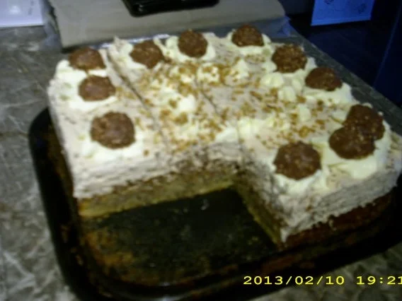 Rezept: Rocher- Torte Bild Nr. 3 Rocher- Torte - Rezept - Bild Nr. 3