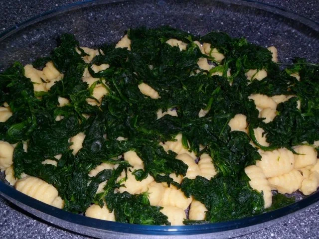Rezept: Gnocchi - Spinat - Auflauf Bild Nr. 3 Gnocchi - Spinat - Auflauf - Rezept - Bild Nr. 3