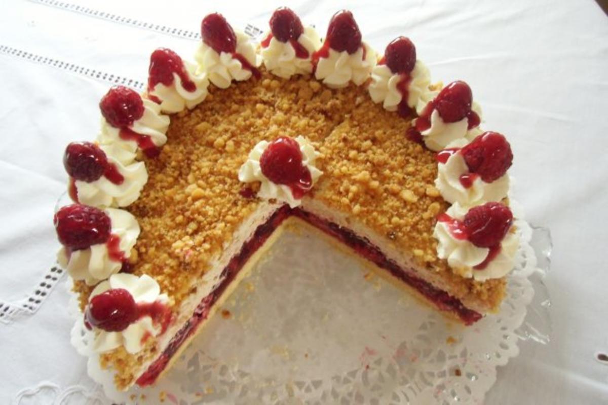 ❤ Himbeer-Krokant-Torte ❤ - Rezept - Bild Nr. 2