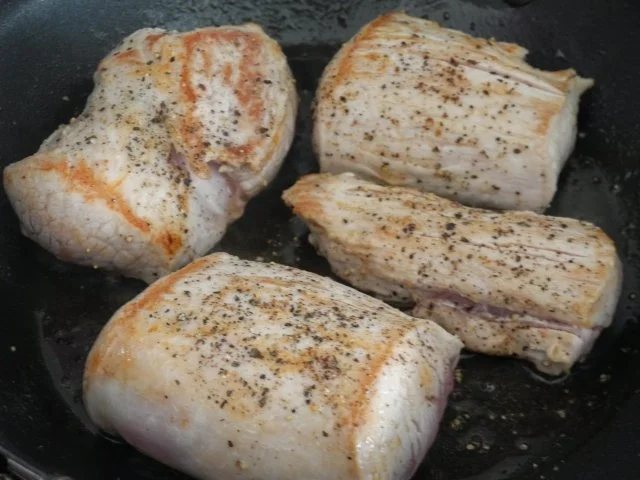 Schwein : Schweinefilet an Backpflaumen - Weinreduktion... - Rezept - Bild Nr. 14