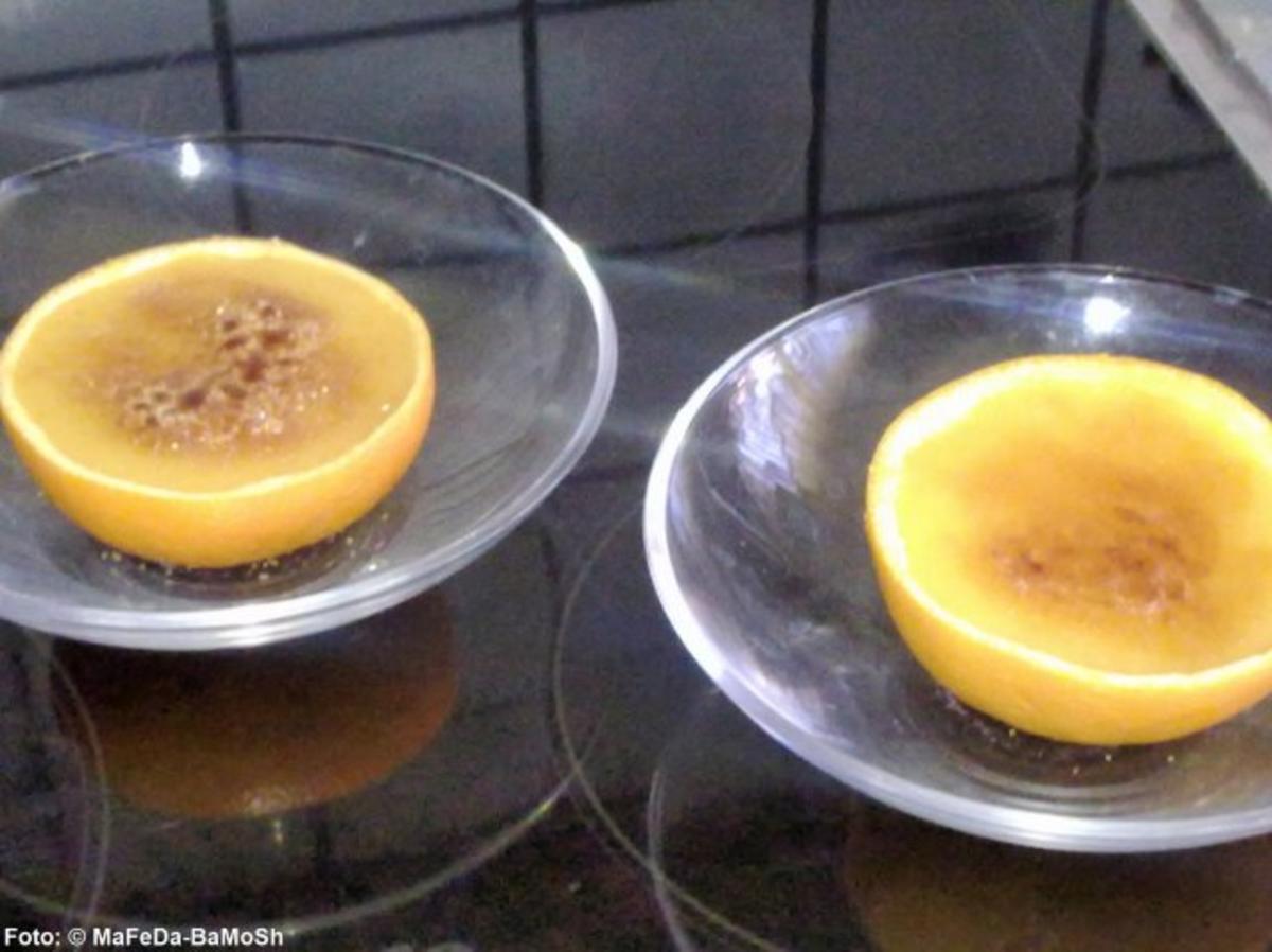 Gebackene Orangen "Crème brulée" - Rezept - Bild Nr. 2