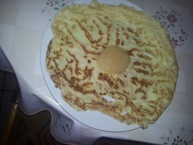 Crepes + Apfelstampf - Rezept - Bild Nr. 3