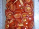 Salate: Tomaten - Paprikasalat - Rezept