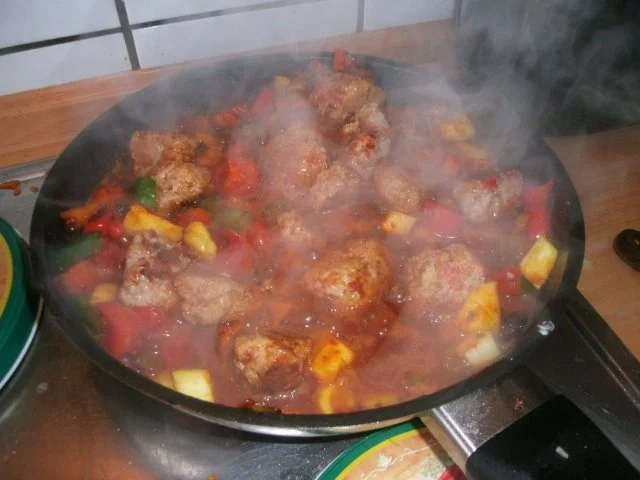 Zigeunerhackbällchen mit Kartoffelknödeltaler - Rezept - Bild Nr. 12