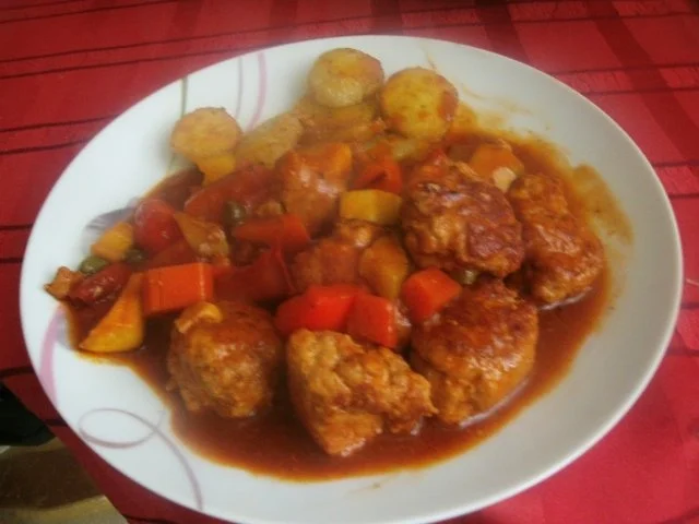 Zigeunerhackbällchen mit Kartoffelknödeltaler - Rezept - Bild Nr. 20