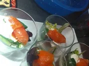 Frischkäse-Lachs-Tapas - Rezept