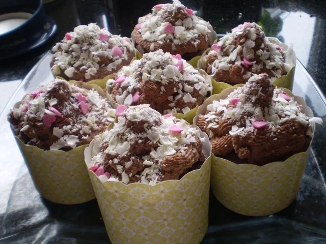 Schokoladige Schokomuffins mit Schoko-Topping! - Rezept - Bild Nr. 5