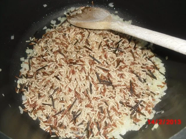 Reis-Salat, mit Granatapfel und Fenchel, - Rezept - Bild Nr. 4