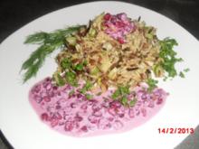 Reis-Salat, mit Granatapfel und Fenchel, - Rezept