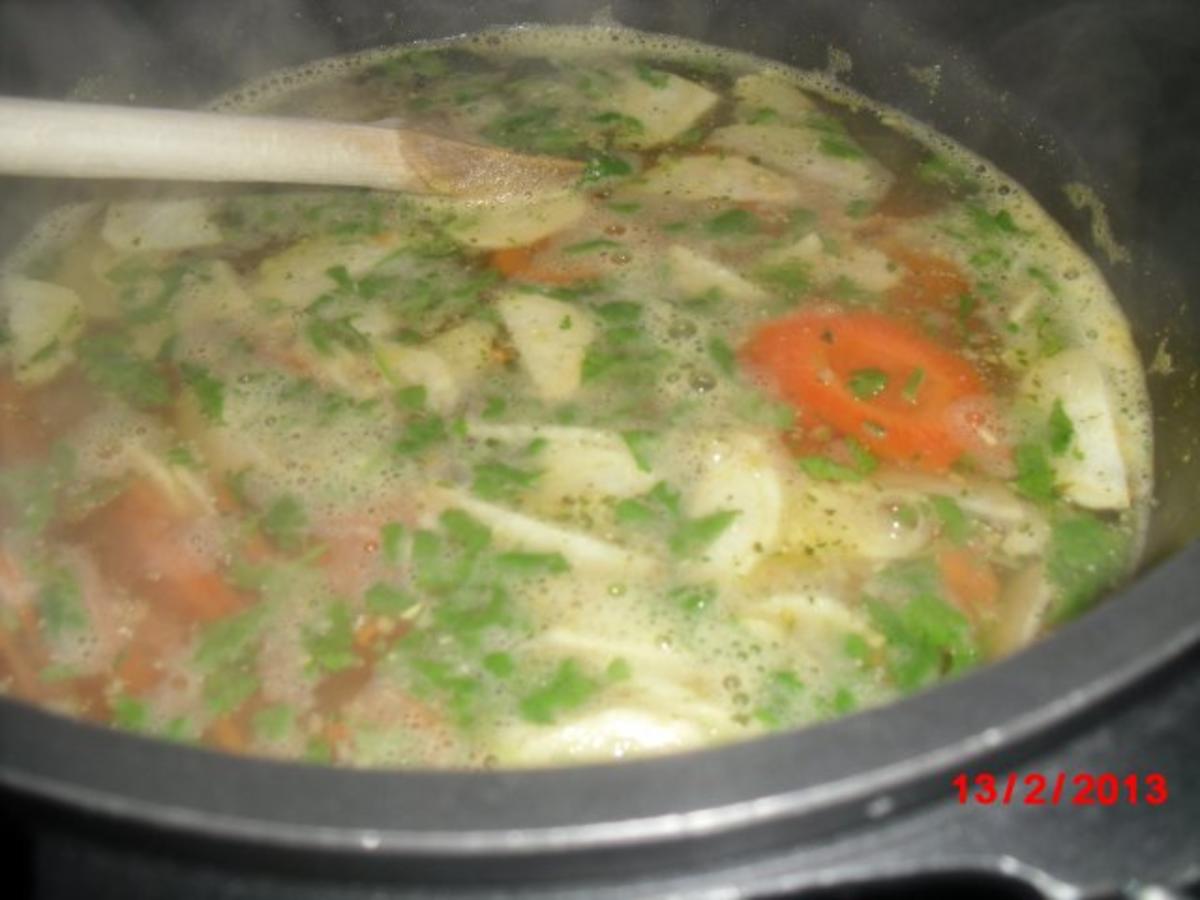 Kokos-Suppe mit Gemüse und Hühnchen - Rezept - Bild Nr. 8