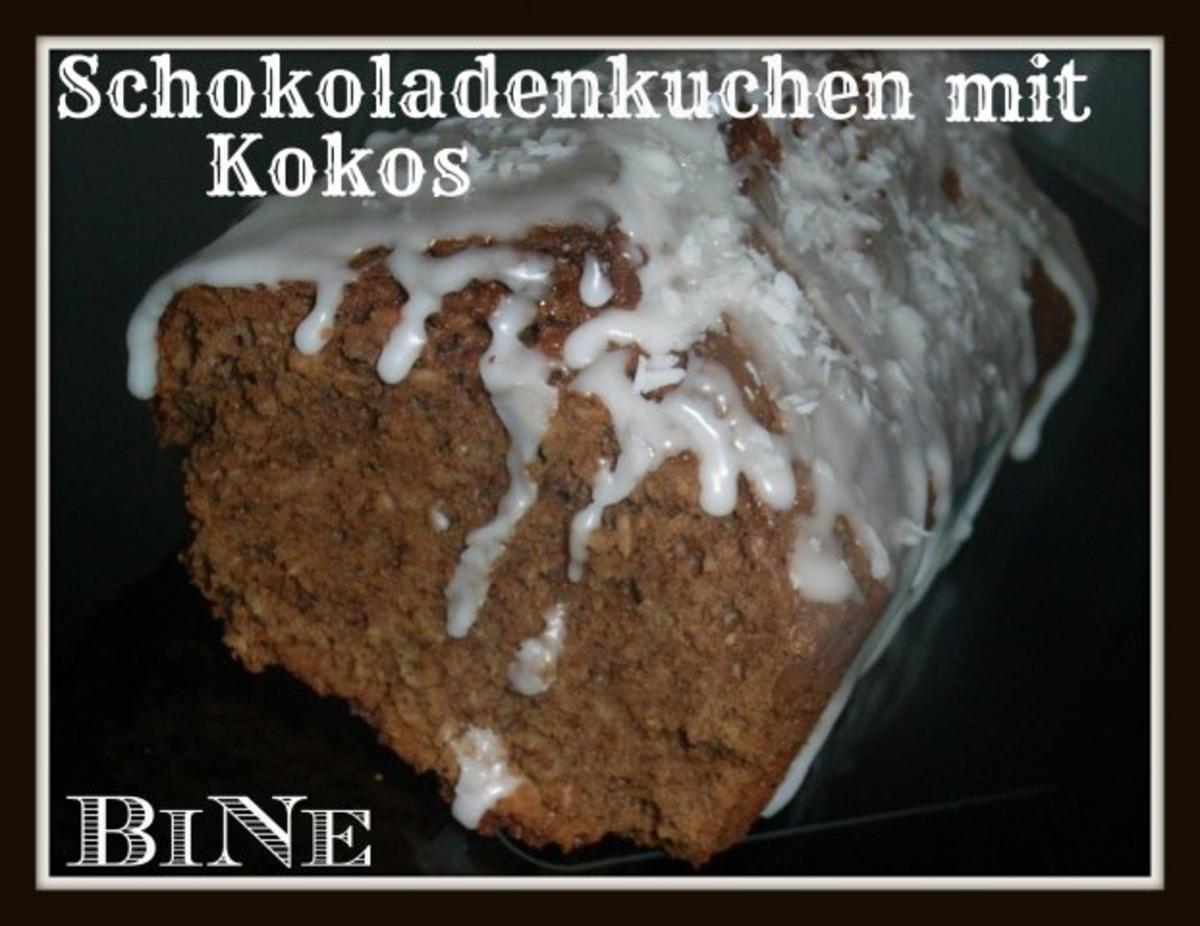 Bilder für BiNe` S SCHOKOLADENKUCHEN MIT KOKOS - Rezept