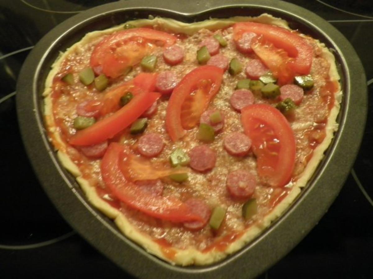 Pizza - Herzen - Rezept - Bild Nr. 8