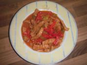 Holsteiner Paprikageschnetzeltes bißchen scharf :) - Rezept
