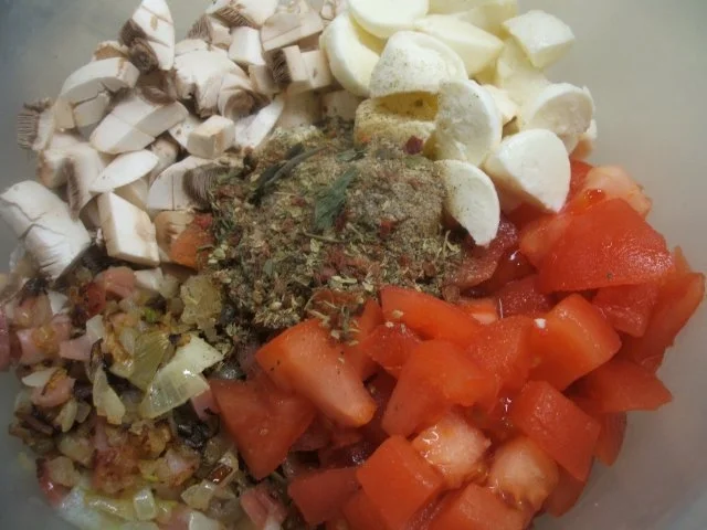 Pikantes Backen: Pizzatörtchen mit Strudelteig - Rezept - Bild Nr. 12