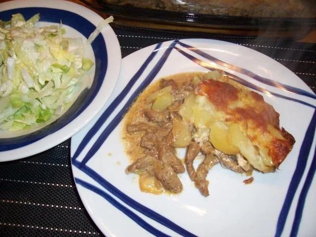 Rezept: Gyros-Kartoffel-Auflauf Gyros-Kartoffel-Auflauf - Rezept