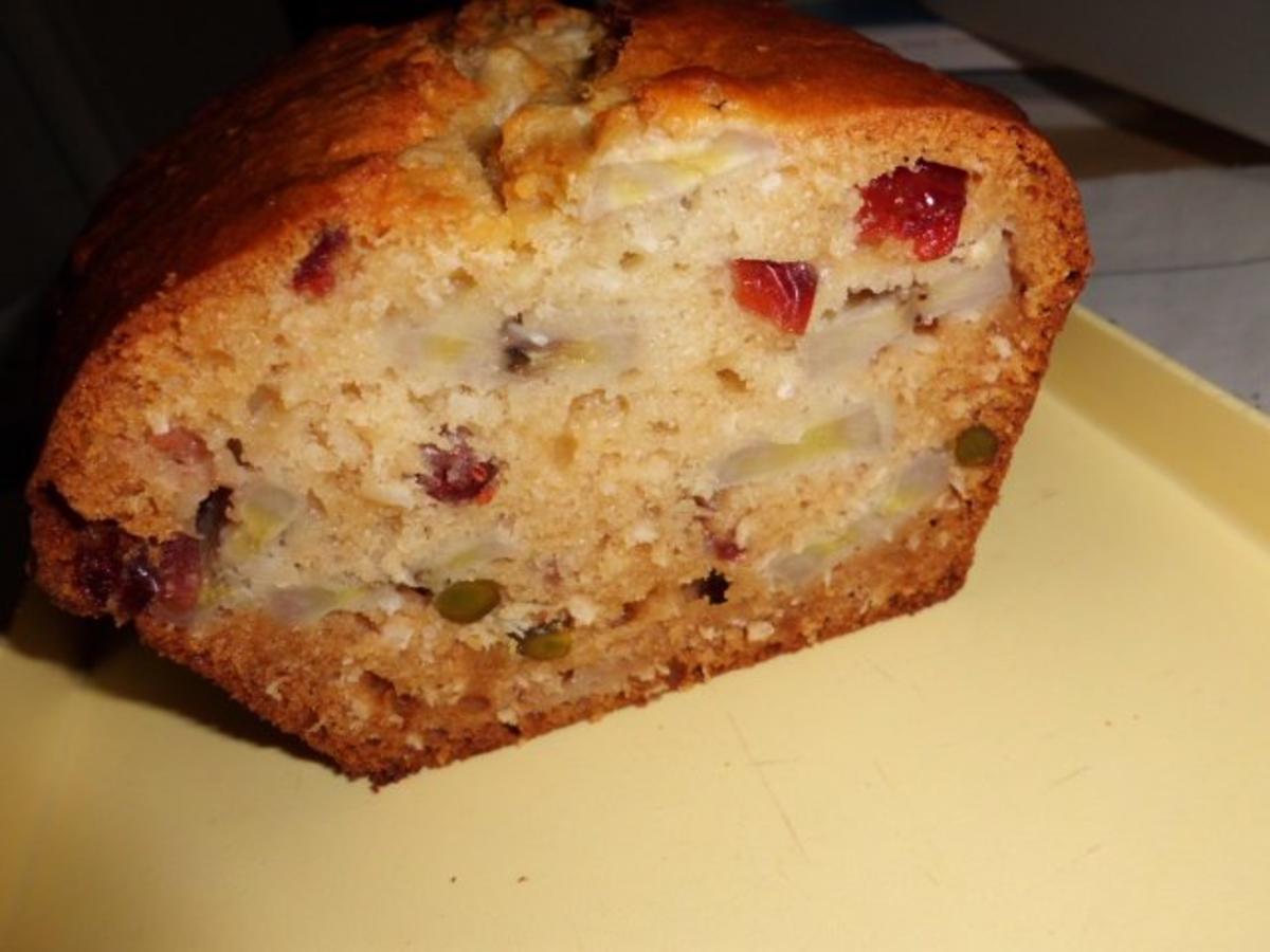 Kuchen: Exotische Bananen-Cranberrie-Kiste - Rezept