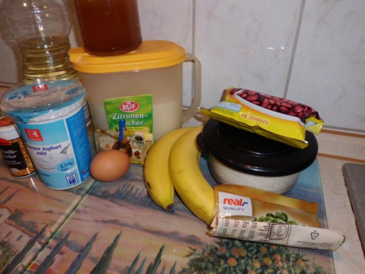 Kuchen: Exotische Bananen-Cranberrie-Kiste - Rezept - Bild Nr. 2