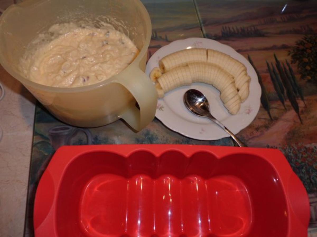 Kuchen: Exotische Bananen-Cranberrie-Kiste - Rezept - Bild Nr. 3