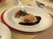 Rücken und Käse von der Ziege mit Okraschotengemüse à la Henssler - Rezept