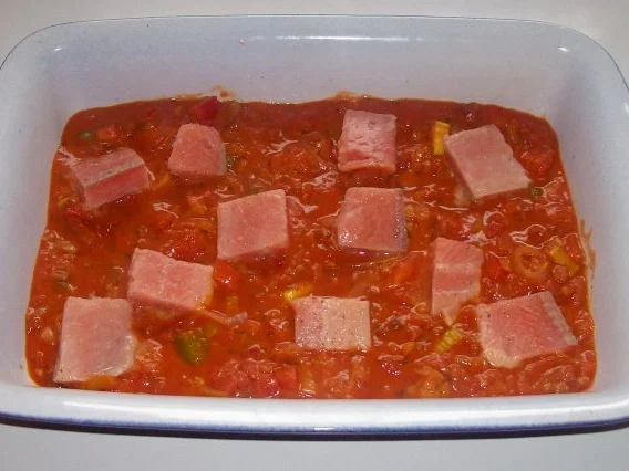 Lachslasagne mit Knusperkruste und cremiger Paprika-Tomatensoße - Rezept - Bild Nr. 10