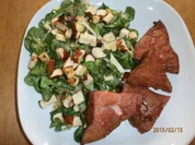 Bayuvarischer Feldsalat mit Edamer - Brez'n-Batzerl und reschem Leberkas! - Rezept