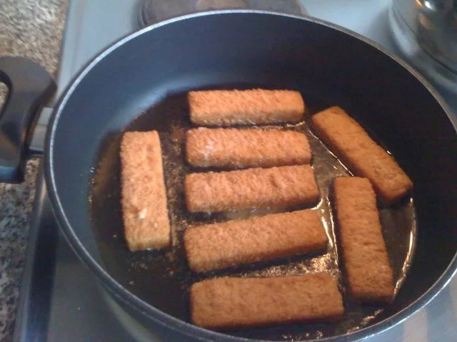 Kartoffel - Möhrendurcheinander mit Fischstäbchen - Rezept - Bild Nr. 3