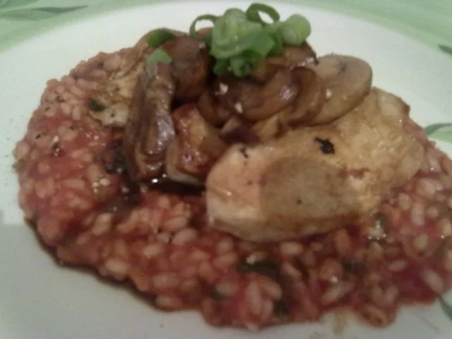 Hähnchenbrust mit Tomatenrisotto - Rezept - Bild Nr. 2