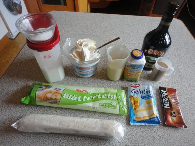 Blätterteig Rollen mit  Baileys Creme - Rezept - Bild Nr. 2