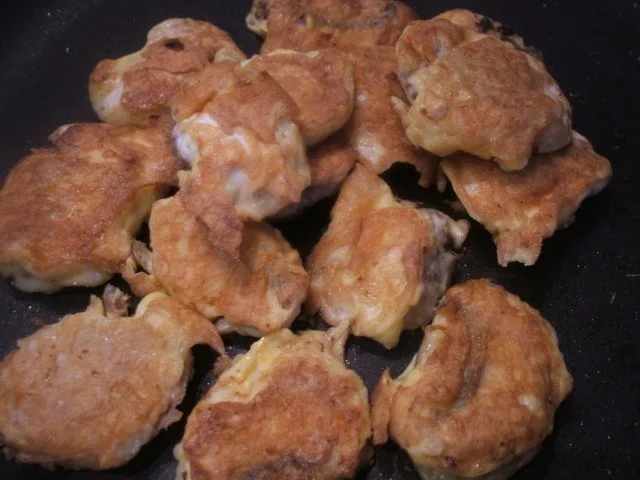 Suppen: Gemüse-Rahm-Süppchen mit Champignons in Ei-Parmesan-Hülle - Rezept - Bild Nr. 8