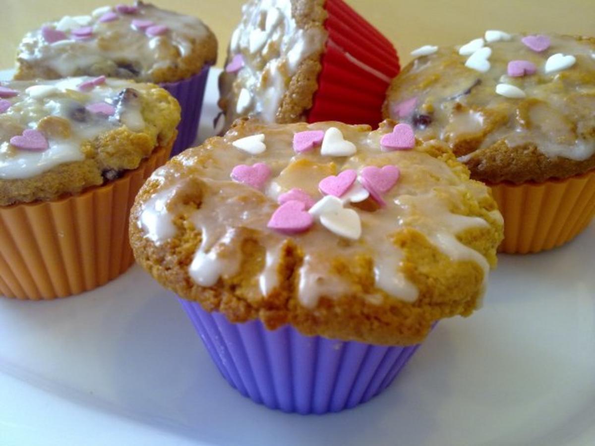 ♥Marzipan Muffins mit Kirschen♥ - Rezept