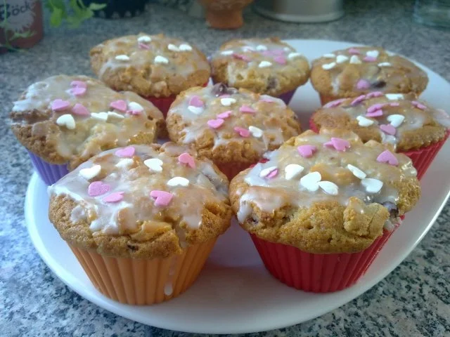 ♥Marzipan Muffins mit Kirschen♥ - Rezept - Bild Nr. 3