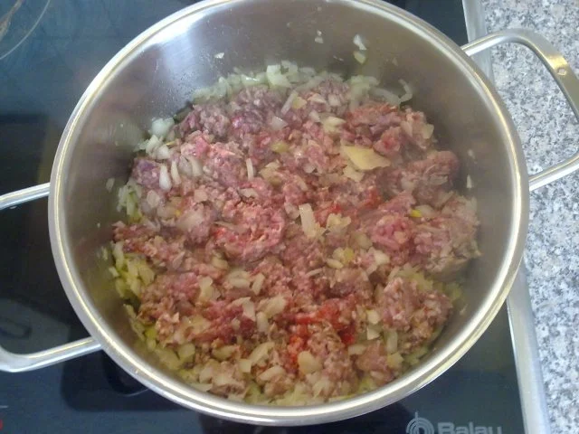 Rezept: *"* Spagetti mit Hackfleisch-Gemüse-Soße *"* Bild Nr. 3 *"* Spagetti mit Hackfleisch-Gemüse-Soße *"* - Rezept - Bild Nr. 3