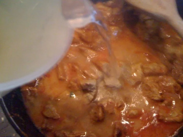 Senf - Gulasch mit Salzkartoffeln - Rezept - Bild Nr. 8