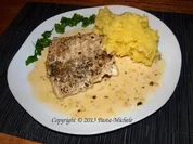 Winterkabeljaufilet (Skrei) in feiner Weißwein-Senfsauce - Rezept